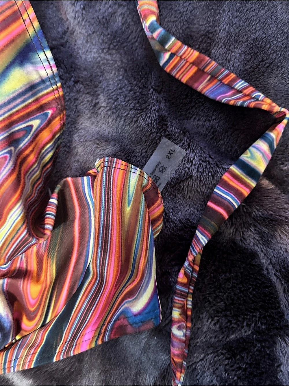 Abstract Multicolor Bikini - Picture 2 of 3